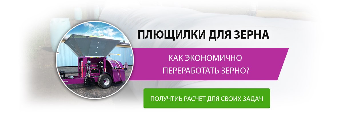 Как переработать зерно с помощью плющелки