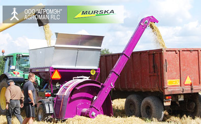 Вальцовые мельницы Murska 1400 S2x2 CB и 2000 S2x2 CB с упаковочным выходом, дополнительно с элеватором